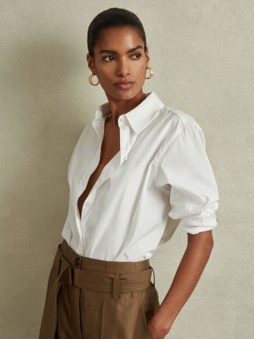Cotton Poplin Shirt | Reiss DE