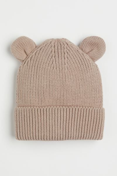 Rib-knit Hat with Ears | H&M (US + CA)