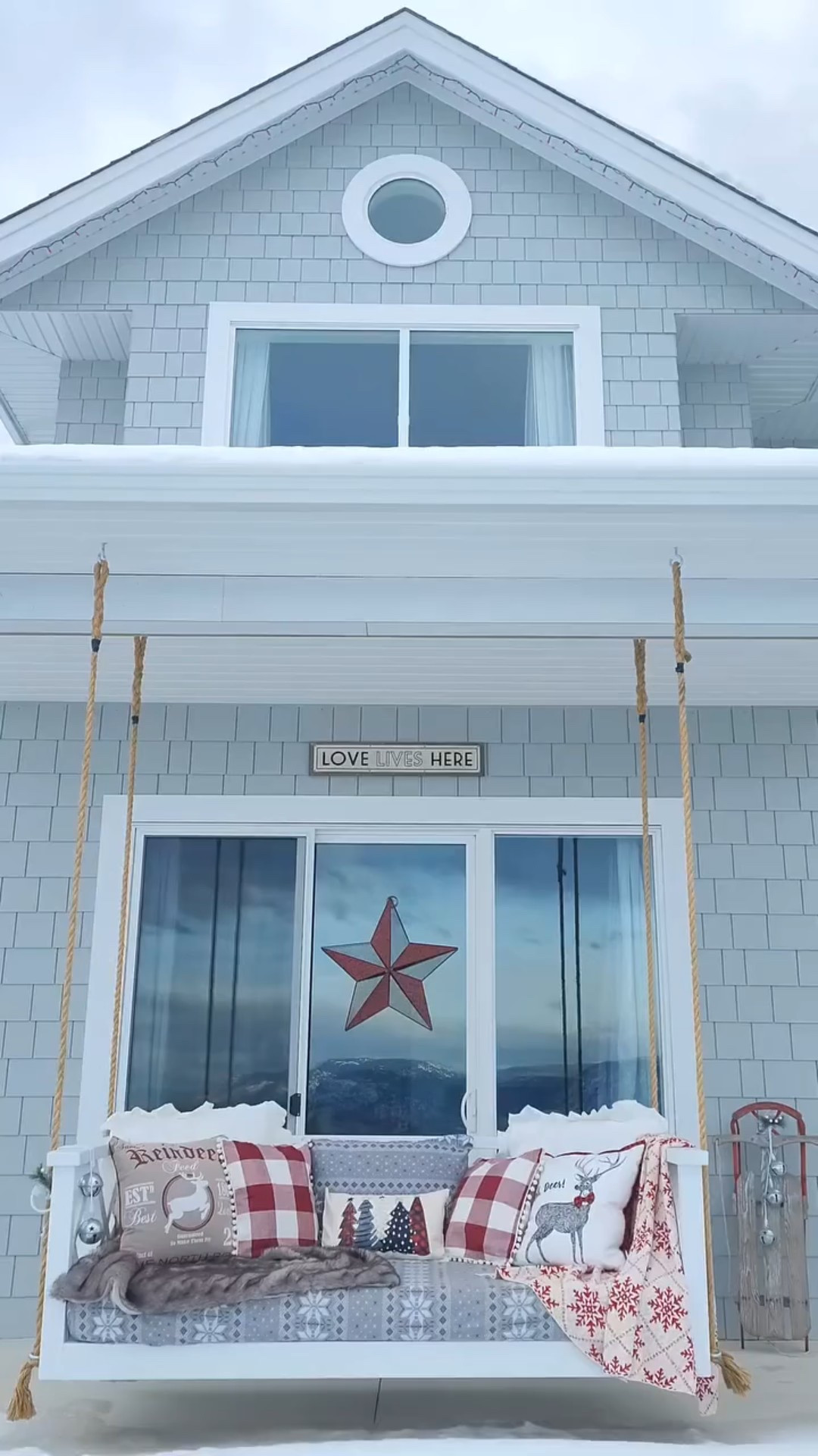 This swing bed or porch swing brings me so much joy and relaxation. I highly recommend that everyone have one!  Here it is all decked out for Christmas with cute pillows and throws. It is so comfortable. 

Will you be adding one to your Christmas wish list?





Christmas decor / Christmas styling / Porch swing / Christmas porch ideas / Swing bed / Christmas pillows

#LTKHome #LTKStyleTip #LTKHoliday