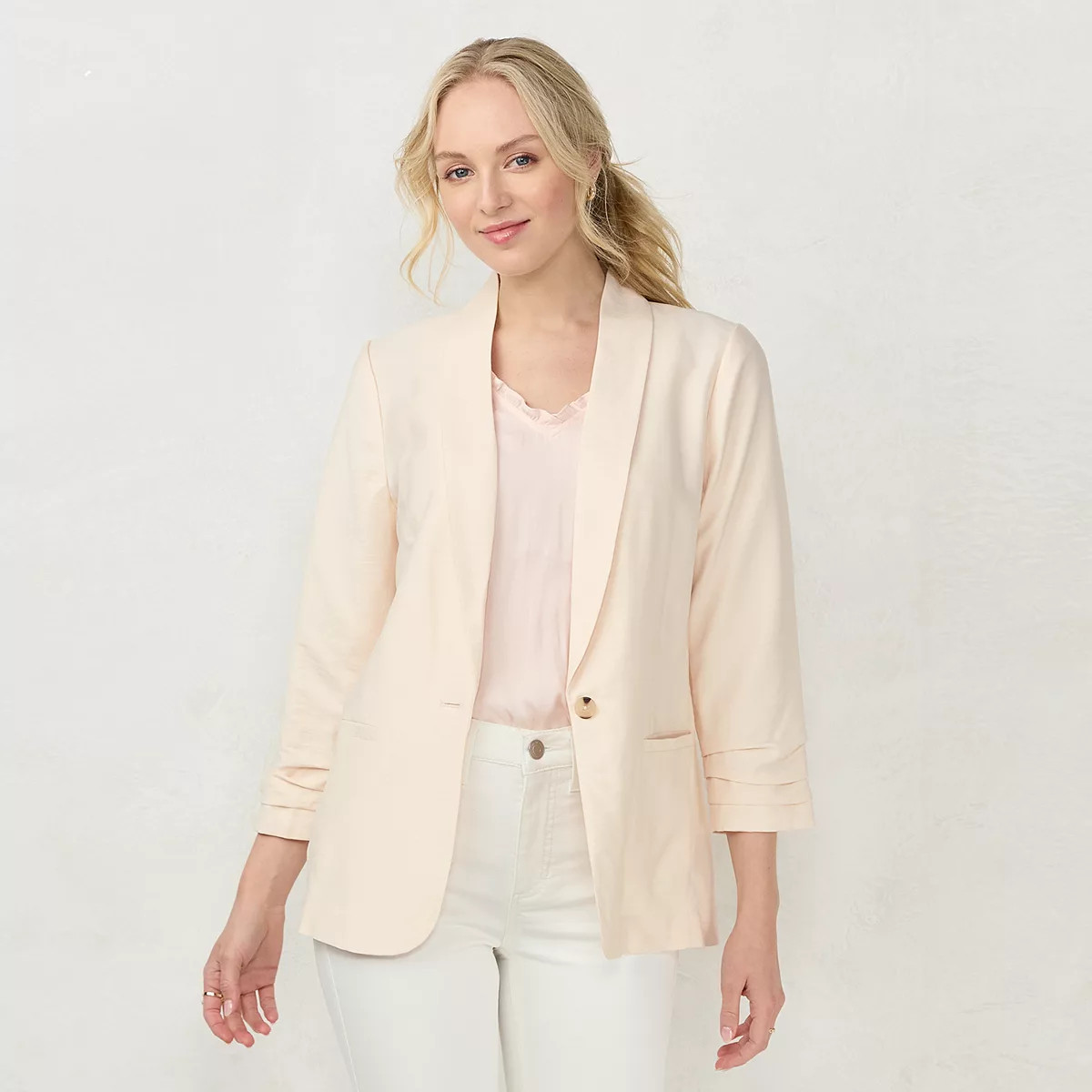Petite LC Lauren Conrad Shawl Collar Blazer | Kohl's