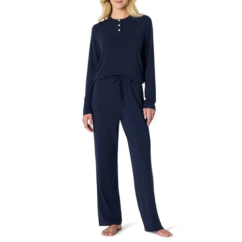 Amazon Essentials x Sofia Grainge Women's Long Sleeve Henley Pajama Set | Amazon (US)