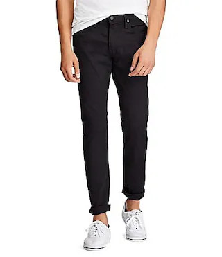Polo Ralph Lauren Sullivan Slim-Fit Stretch Hudson Black Jeans - 38 32 | Dillard's