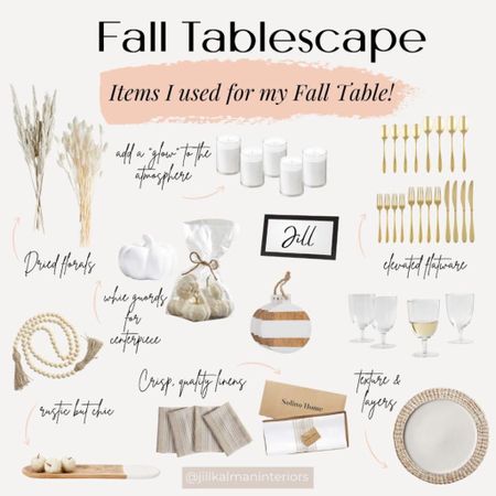 Shop the items I used to style my Fall Table! 

#LTKfindsunder50 #LTKSeasonal #LTKstyletip
