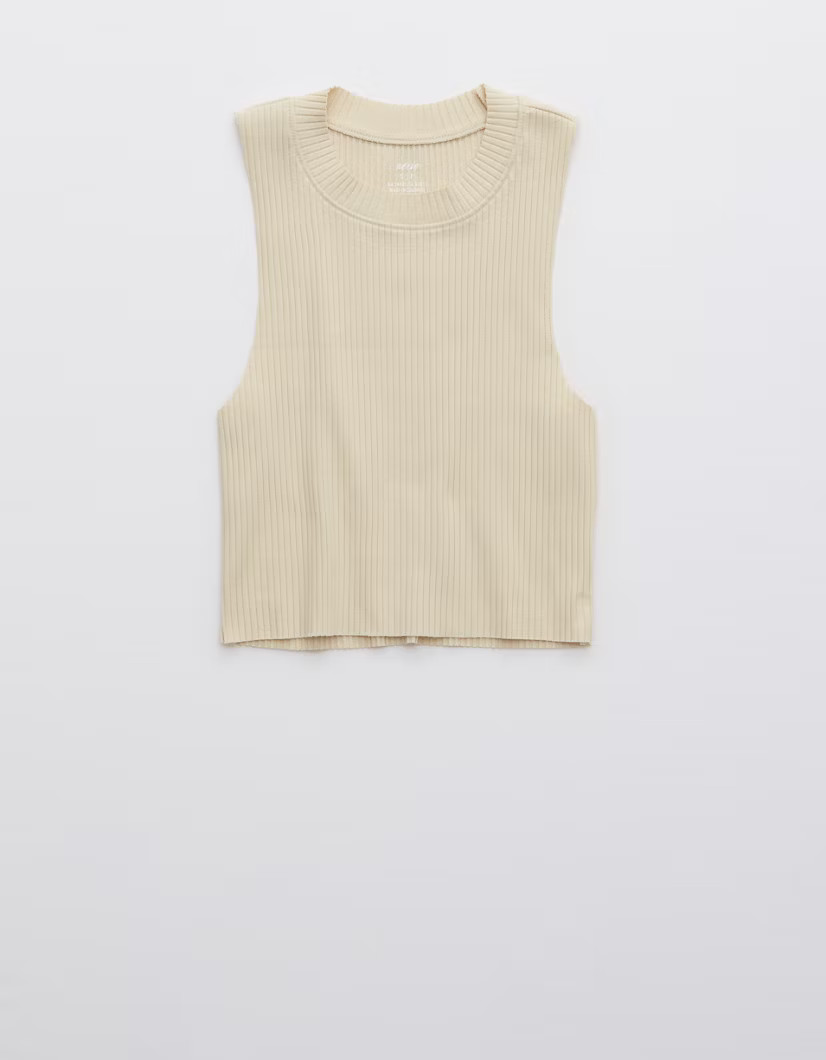 Aerie Rebel Cropped Tank Top | American Eagle Outfitters (US & CA)