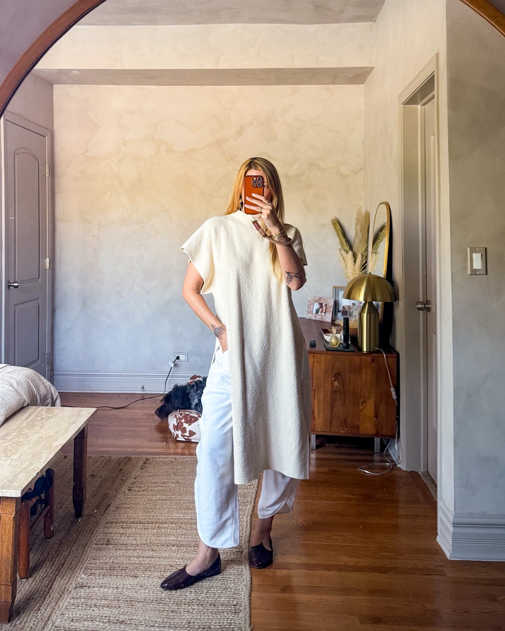 Top is Lauren Manoogian (old), shoes are Jamie Haller