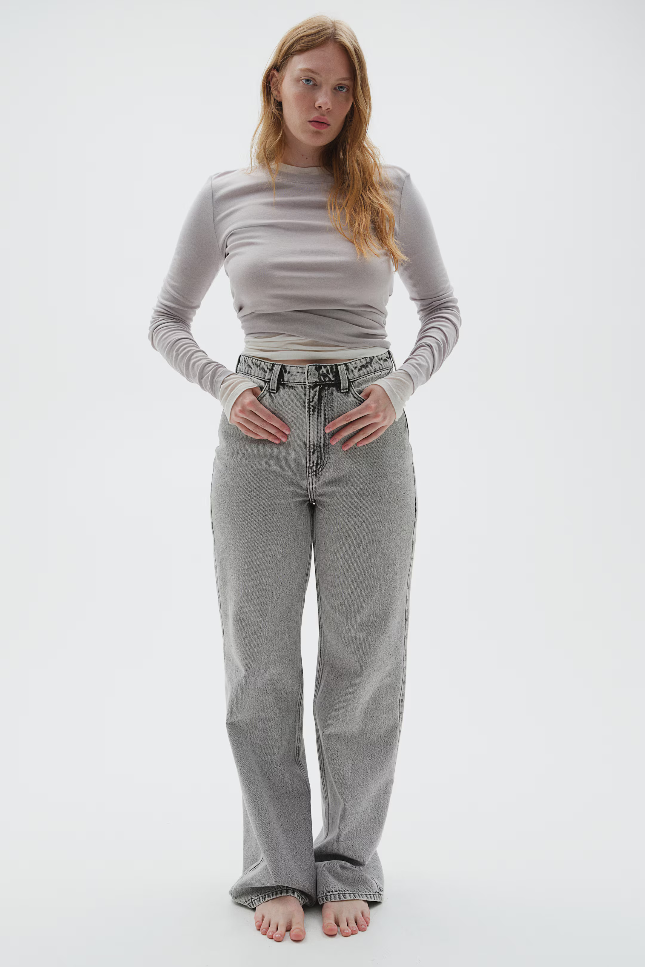 Curvy Fit Wide Ultra High Jeans | H&M (US + CA)