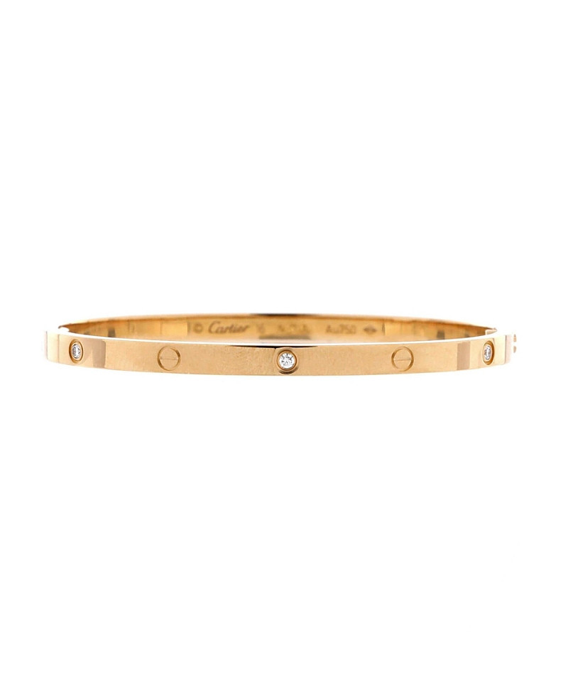 Pre-Owned Cartier Small Love 6 Diamond Bracelet 18K Gold and Diamonds | Bloomingdale's (US)