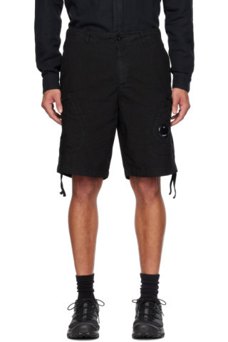 Black Ba-Tic Cargo Shorts | SSENSE