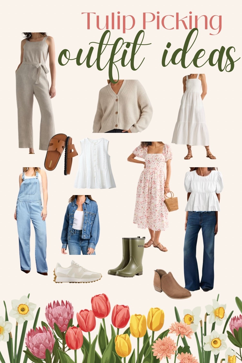 Tulip picking outfit inspo 🌷✨
Saving this for all the spring days ahead—comfy, cute, and easy-to-style pieces that actually work for walking, chasing kids, and still feeling put together. Think flowy dresses, denim layers, and neutral staples you can mix and match all season. Linking everything here 🤍


#LTKootd #LTKmomlife #LTKFestival