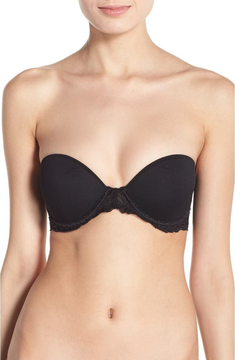 Feathers Underwire Plunge Strapless Bra | Nordstrom