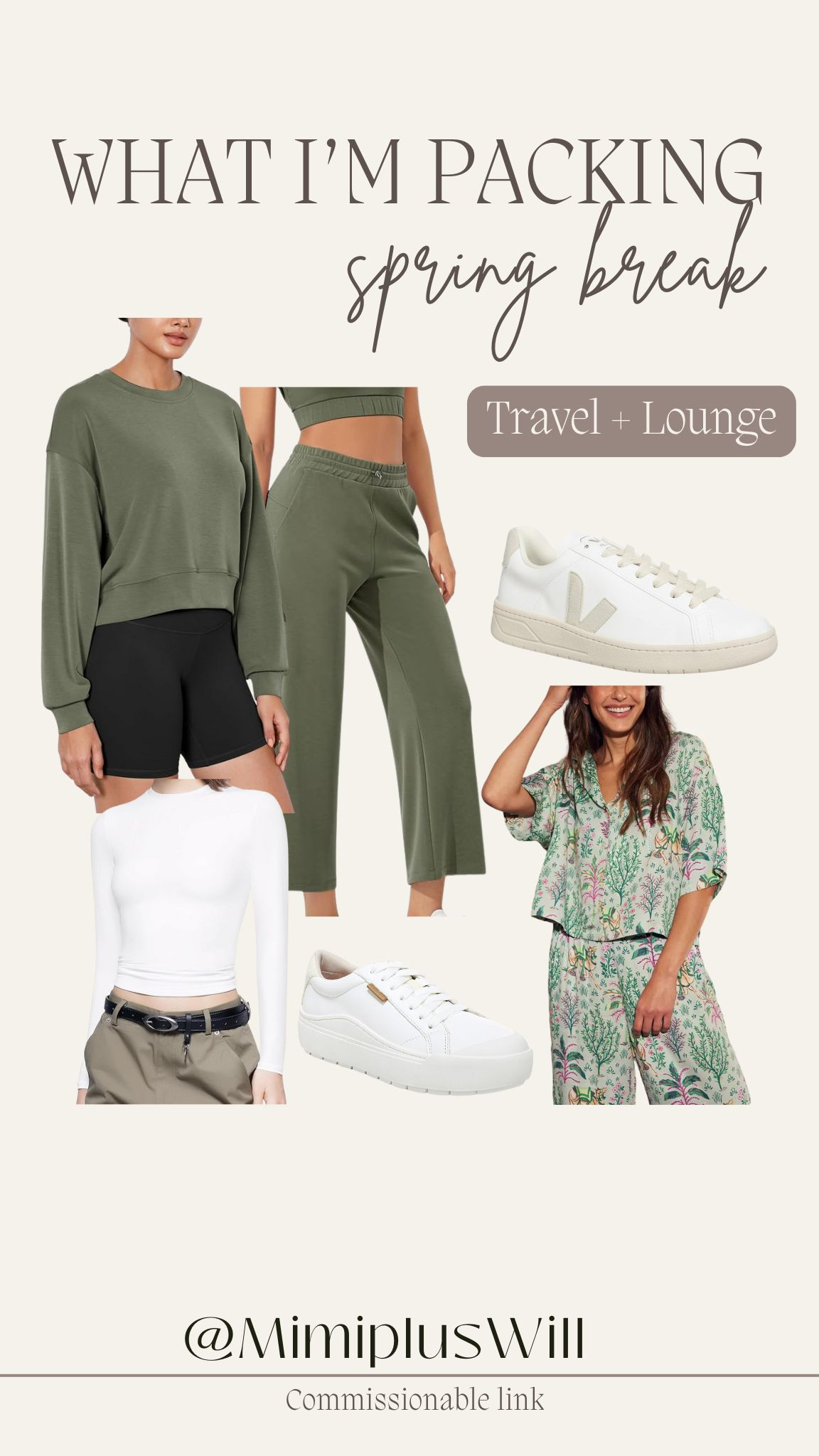 Spring break outfit for travel and lounge! 

Petite friendly pajamas: small petite
Sweatshirt: small (runs slightly big) Sweatpants: medium 25 inch (runs true to size)
Long sleeve: small

5’0” 145lbs 

#LTKTravel #LTKStyleTip #LTKPetite