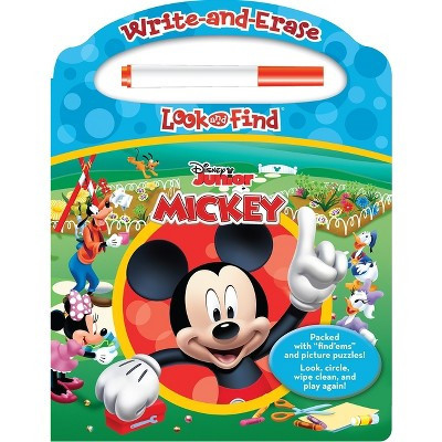 Disney Junior Mickey: Write-And-Erase Look and Find - by  Pi Kids (Mixed Media Product) | Target