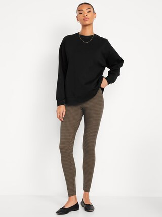 High-Waisted Jersey Fashion Layering Leggings | Old Navy (US)