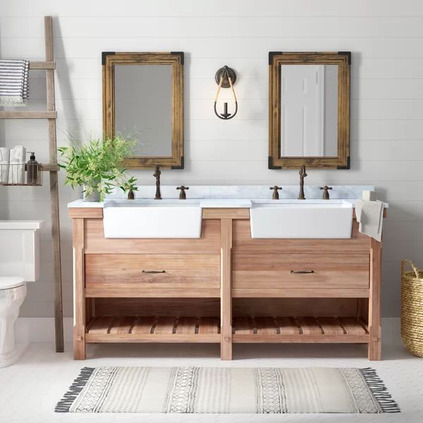 Kordell 72" Double Bathroom Vanity Set | Wayfair North America