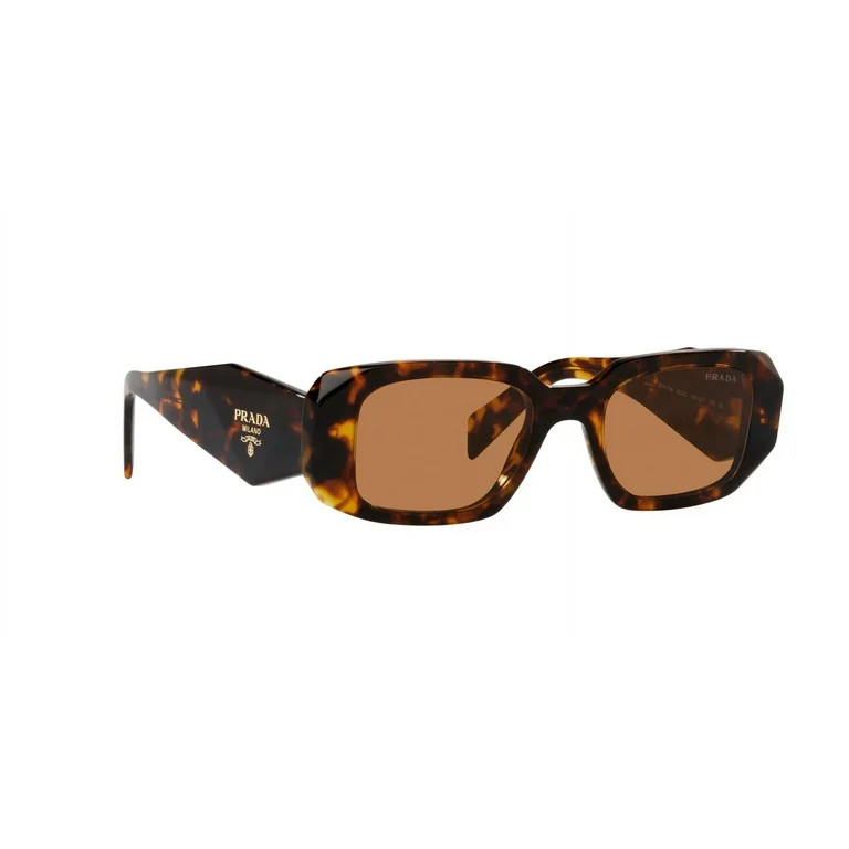 Prada Light Brown Rectangular Ladies Sunglasses PR 17WS VAU2Z1 49 - Walmart.com | Walmart (US)