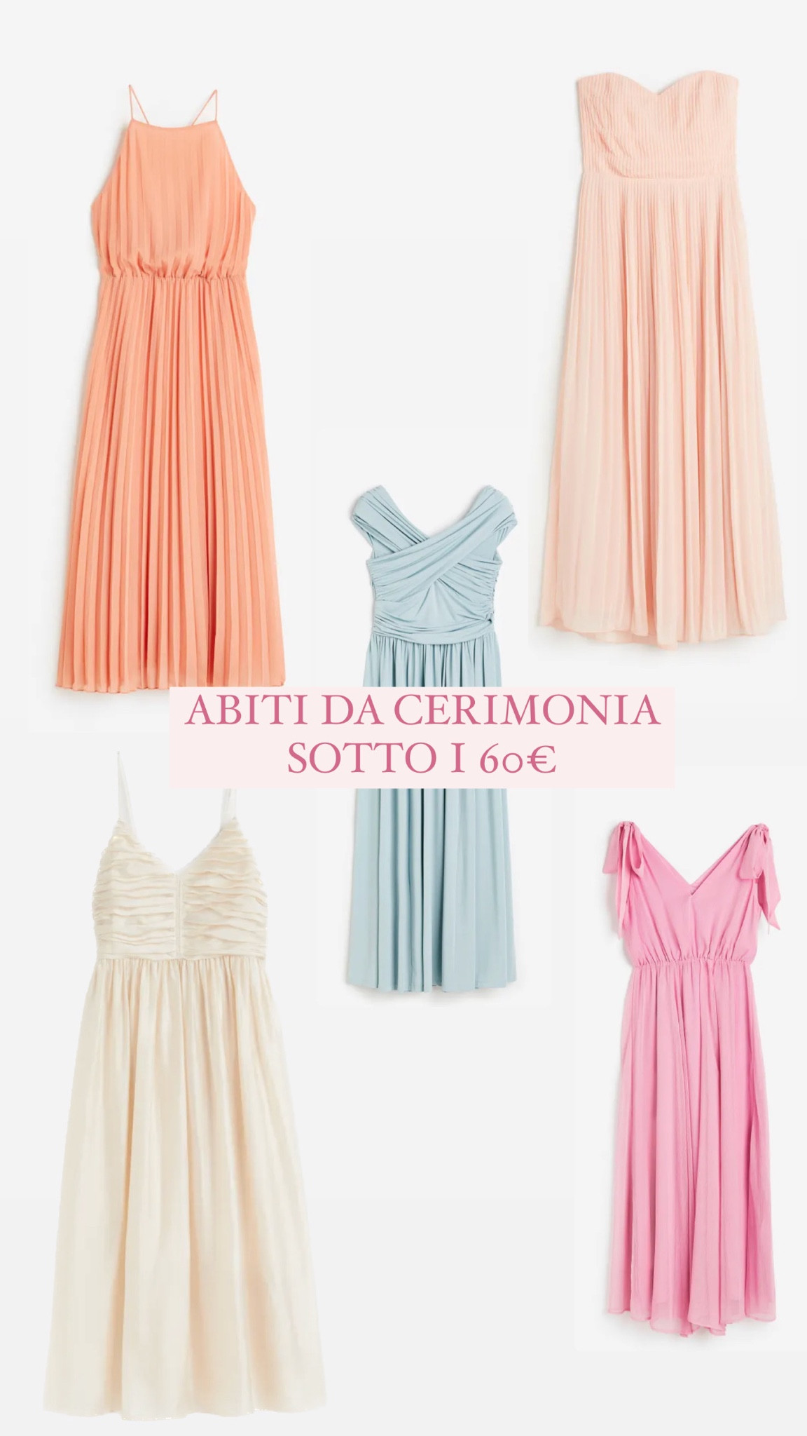 Abiti da cerimonia sotto i 60€

#LTKstyletip #LTKSeasonal #LTKwedding