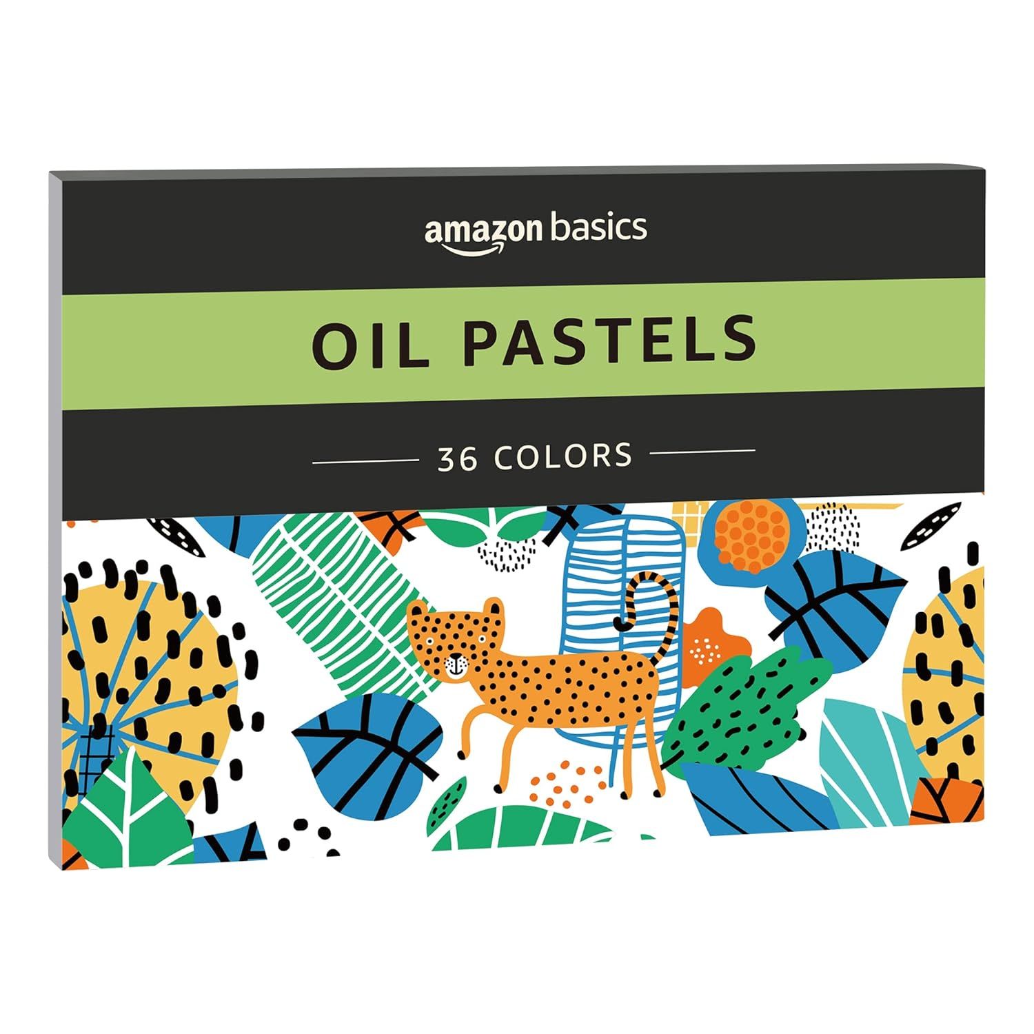 Amazon Basics Washable Oil Pastels Crayon Set, 36 Count, Multicolor | Amazon (US)