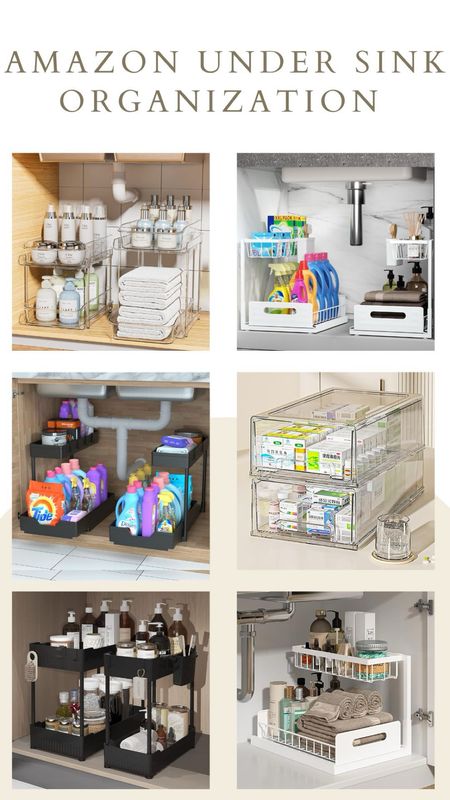 I’m all about keeping things as organized as possible at #home. These #amazon under sink #organization products are such a help for those with a complicated area because of the faucets underneath. Happy shopping! 

#LTKfindsunder50 #LTKfamily #LTKhome