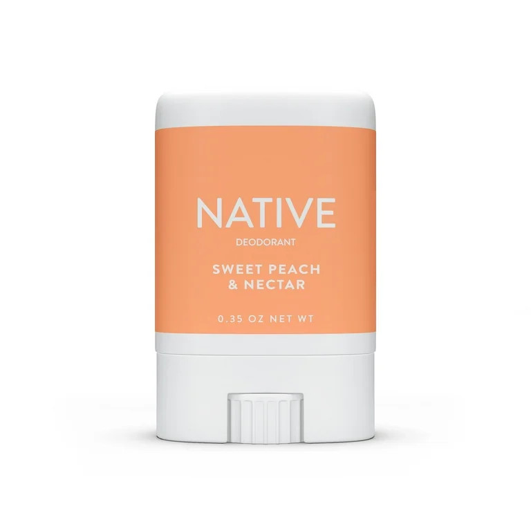 Native Deodorant Sweet Peach & Nectar Mini Travel Size 0.35 oz. | Walmart (US)