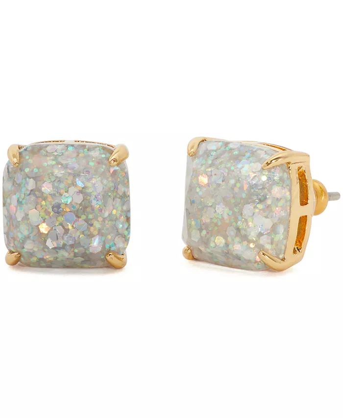 Glitter Crystal Square Stud Earrings | Macys (US)