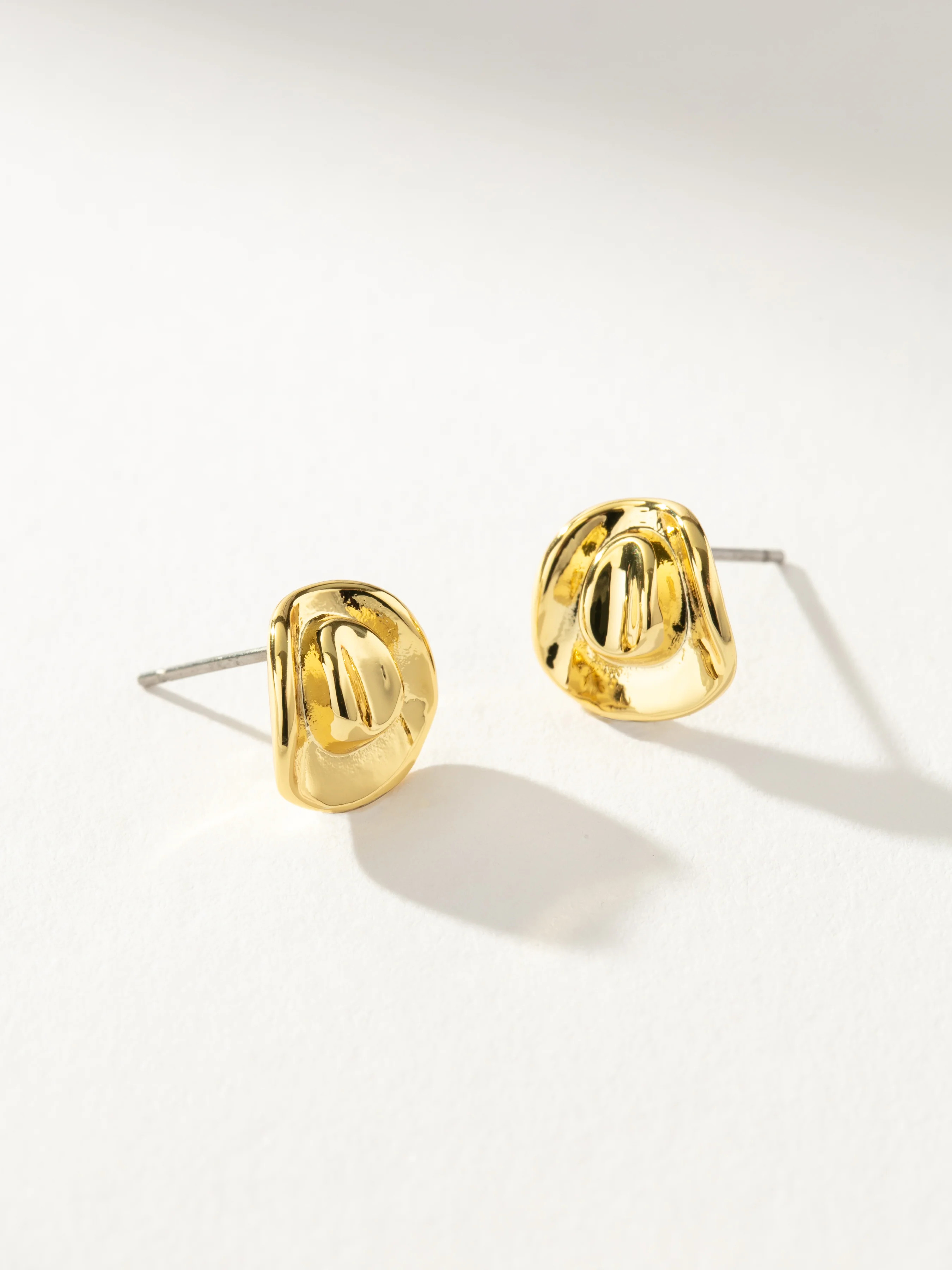 Cowboy Hat Stud Earrings in Gold | Uncommon James | Uncommon James
