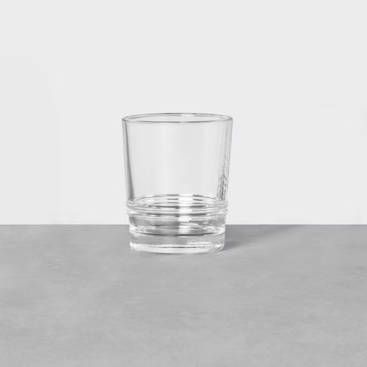 7.5oz Double Banded Glass Drinkware Short - Hearth & Hand™ with Magnolia | Target