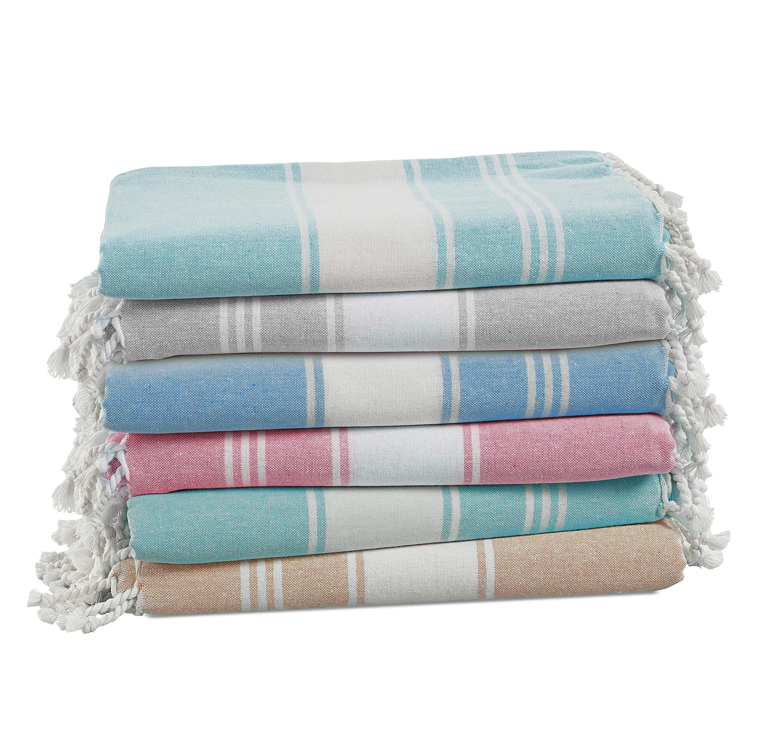 Casa Platino Oversized Cotton Beach Towels 2 Pack, Quick Dry & Lightweight, Sand Free Towels for ... | Walmart (US)