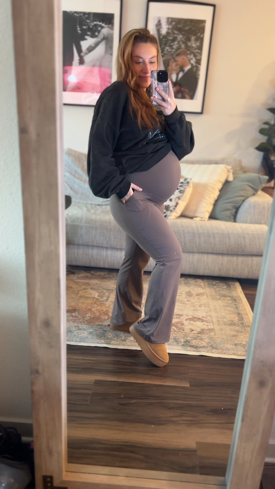 Maternity - Amazon Maternity Leggings - Maternity Yoga Pants - Amazon Maternity Flare Pants - Maternity Leggings - Urban Outfitters Crewneck - Ugg Slippers - Cozy Casual - Pregnancy Must Haves - Bump Friendlyy

#LTKstyletip #LTKshoecrush #LTKbump