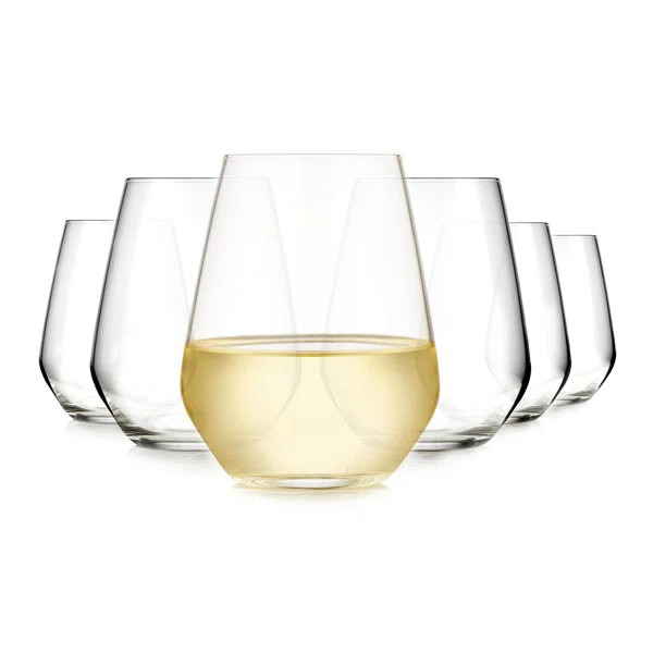 Fortessa Sole Outdoor Shatter Resistant BPA Free Premium Copolyester Plastic Drinkware 6 Pack, Terra Cotta Orange, Stemless Wine Glass | Wayfair | Wayfair North America