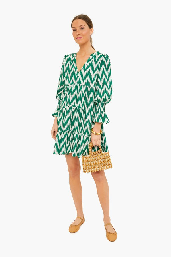 Green Ikat Kenzo Dress | Tuckernuck (US)