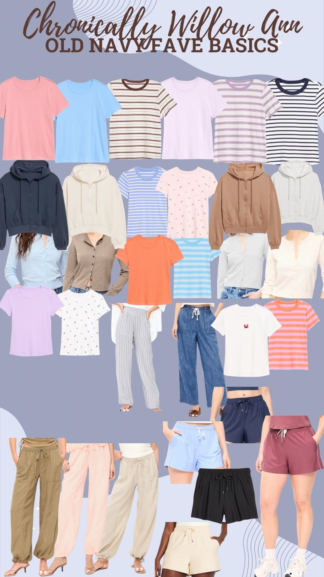 The cutest & comfiest basics for spring. Get easy everyday outfits for everyday. Be prepared for any adventure and have no problem putting together an outfit. Precious cardigans for your fave Jean ootd. Linen pants for airy flowy style. I own multiple styles of old navy clothing in multiple colors. I also love having the colors so I can mix and match easily. All on sale & affordable  all come in a tall option which I need so thank goodness!

#LTKSaleAlert #LTKfitnessgoals #LTKootd