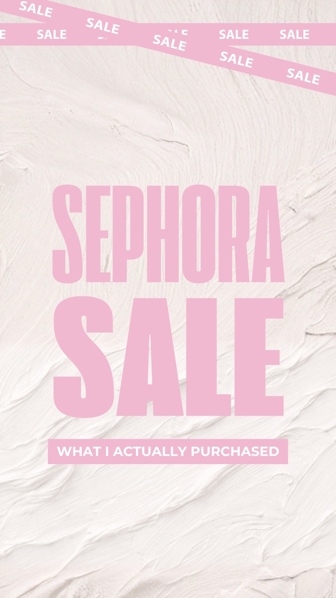 What I actually purchased at the Sephora Sale:
• Sarah Creal: She.E.O.
• Patrick ta: She Goes to the Gym
• m.ph lip ciggy: overdrive
• makeup forever: wherever walnut - light

_
#sephora #sephorasale #makeup #sale #haircare

#LTKBeauty