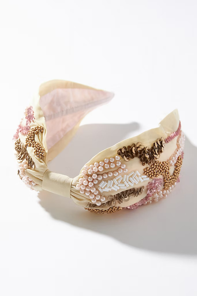 NamJosh Emmaline Embellished Headband | Anthropologie (US)
