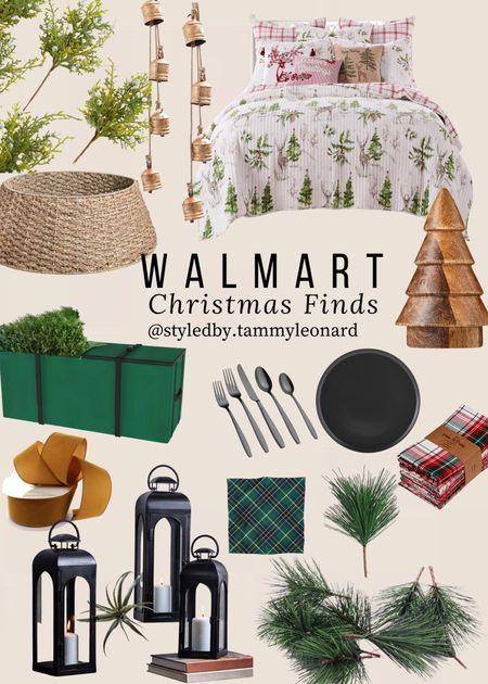 Walmart Christmas finds perfect for hosting guests for the holidays. Table setting decor and Christmas decorations. 

#LTKhome #LTKHoliday #LTKSeasonal