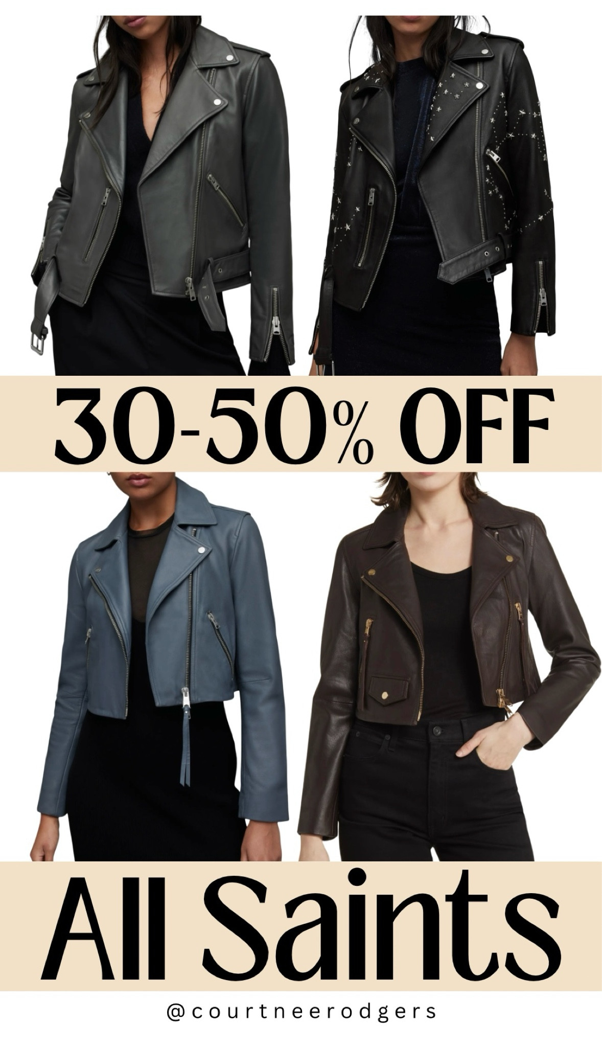 All saints leather jackets on sale! These are buttery soft leather! Size up if in between! I’m a size 2/4 and wear the size 6!

All saints, Nordstrom, leather jacket 

#LTKstyletip #LTKsalealert #LTKfindsunder100