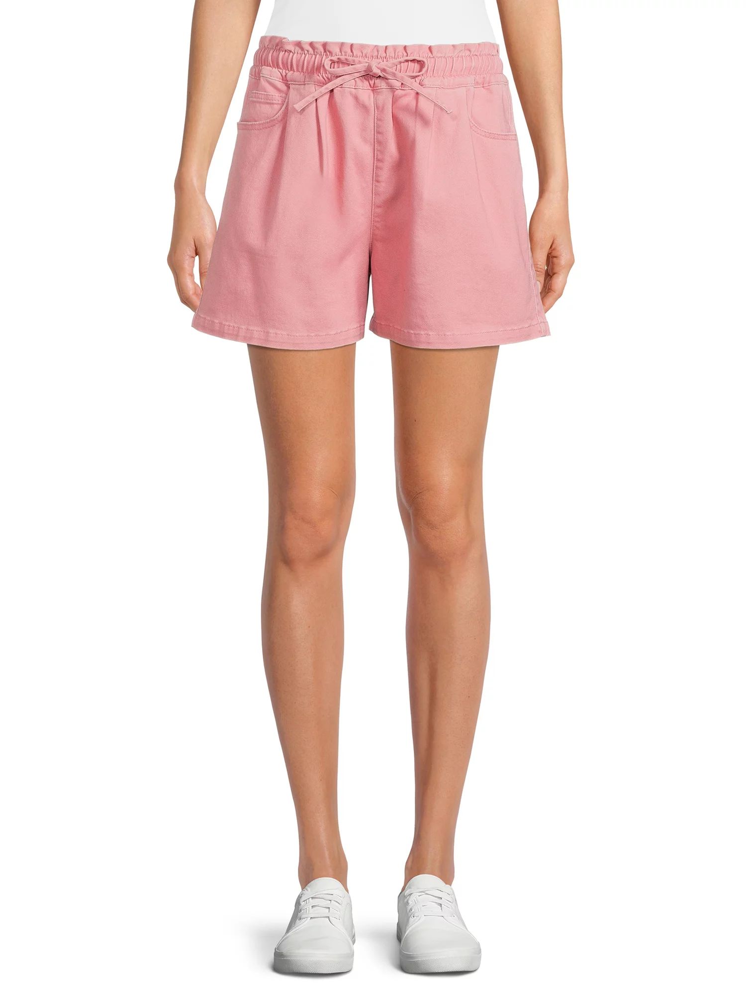 Time and Tru Women's Paperbag Waist Shorts | Walmart (US)