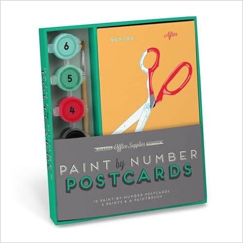 Robert Mahar for Knock Knock: Office Supplies Paint-by-Number Postcards Kit
      
      
       ... | Amazon (US)