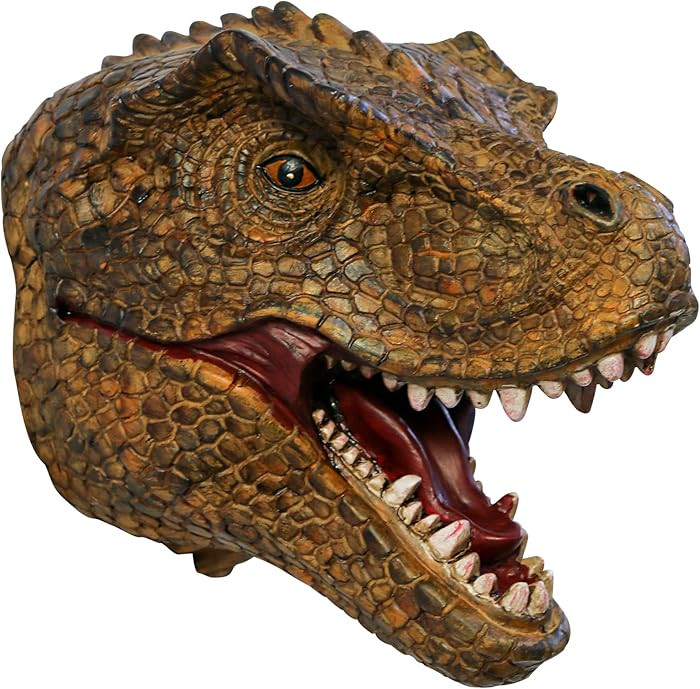 Dinosaur World Small T-Rex Wall Hanging - Boys Kids Birthday Party Gaming Room Taxidermy Dinosaur... | Amazon (US)