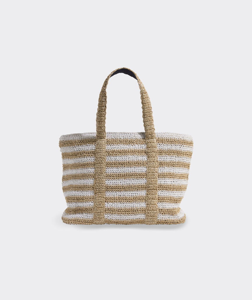 Medium Straw Tote | vineyard vines