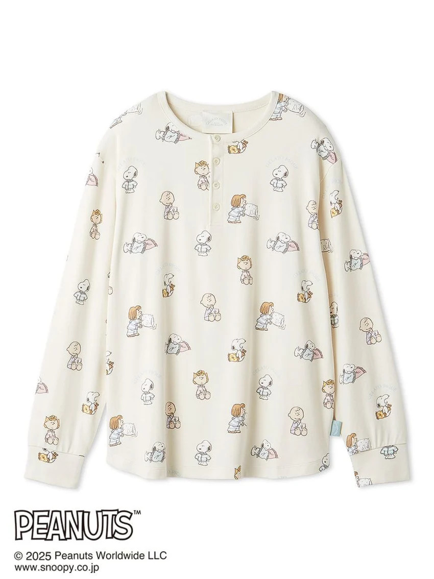 [PEANUTS] Original Art Print Pullover | Gelato Pique