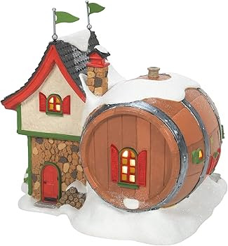 Department 56 North Pole Village Winery Lit Building, 5.6 Inch, Multicolor | Amazon (US)