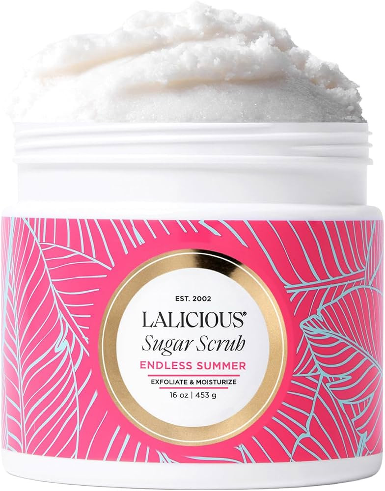 LALICIOUS Endless Summer Exfoliating & Moisturizing Body Scrub | Sugar & Coconut Oil | Pre-Shave ... | Amazon (US)