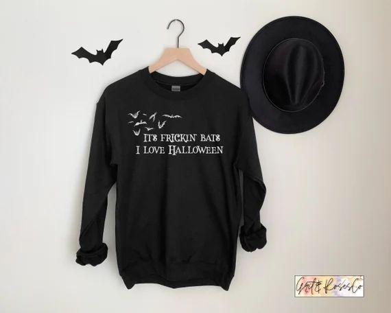 Halloween Crewnecks It's Frickin Bats Funny Halloween - Etsy | Etsy (US)