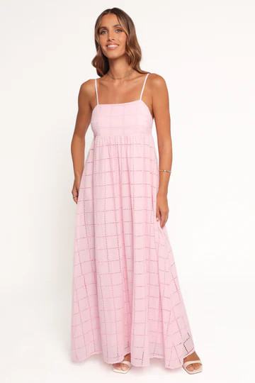 Alyah Maxi Dress - Pale Pink | Petal & Pup (US)