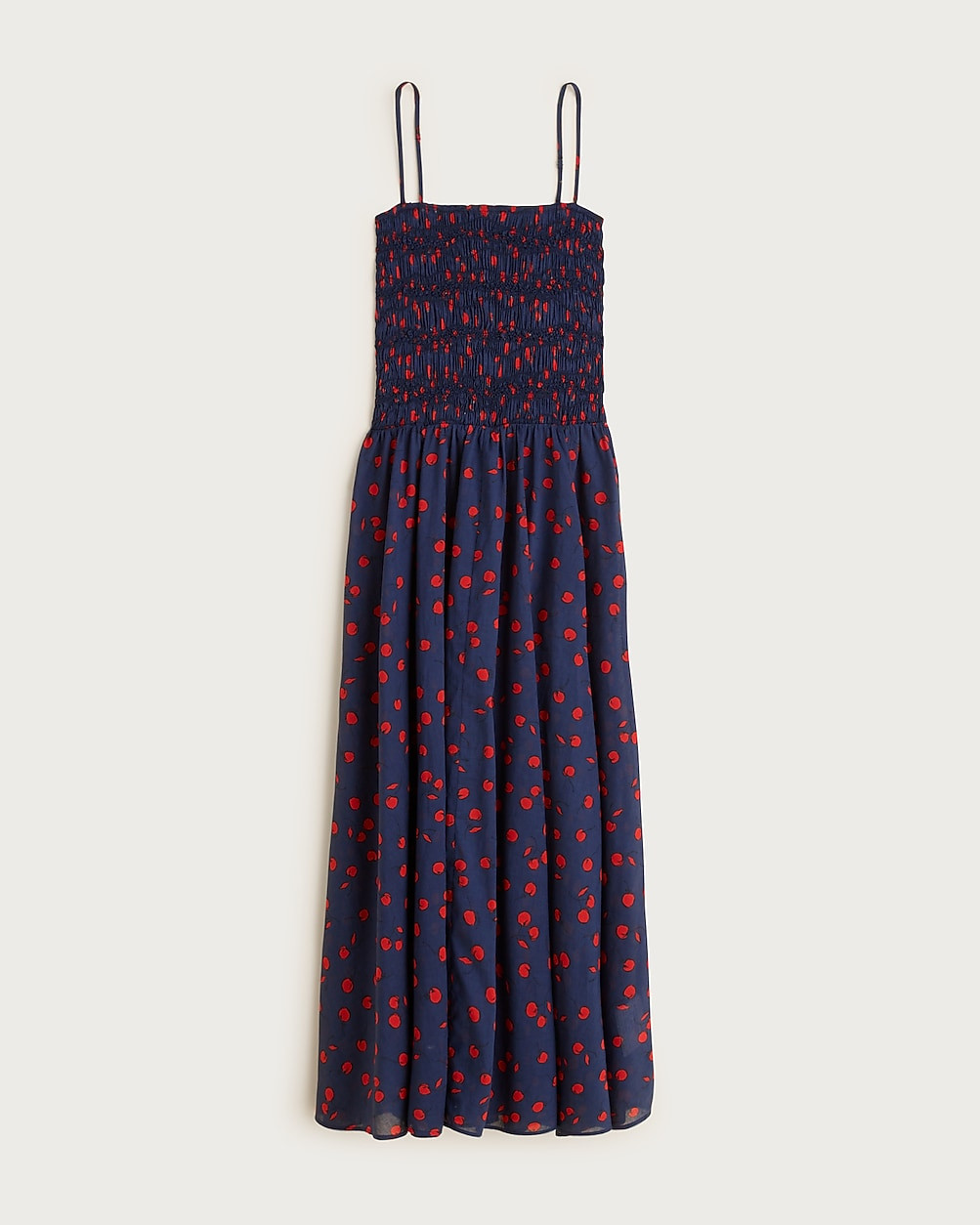 Cotton voile smocked sundress in cherry print | J. Crew US