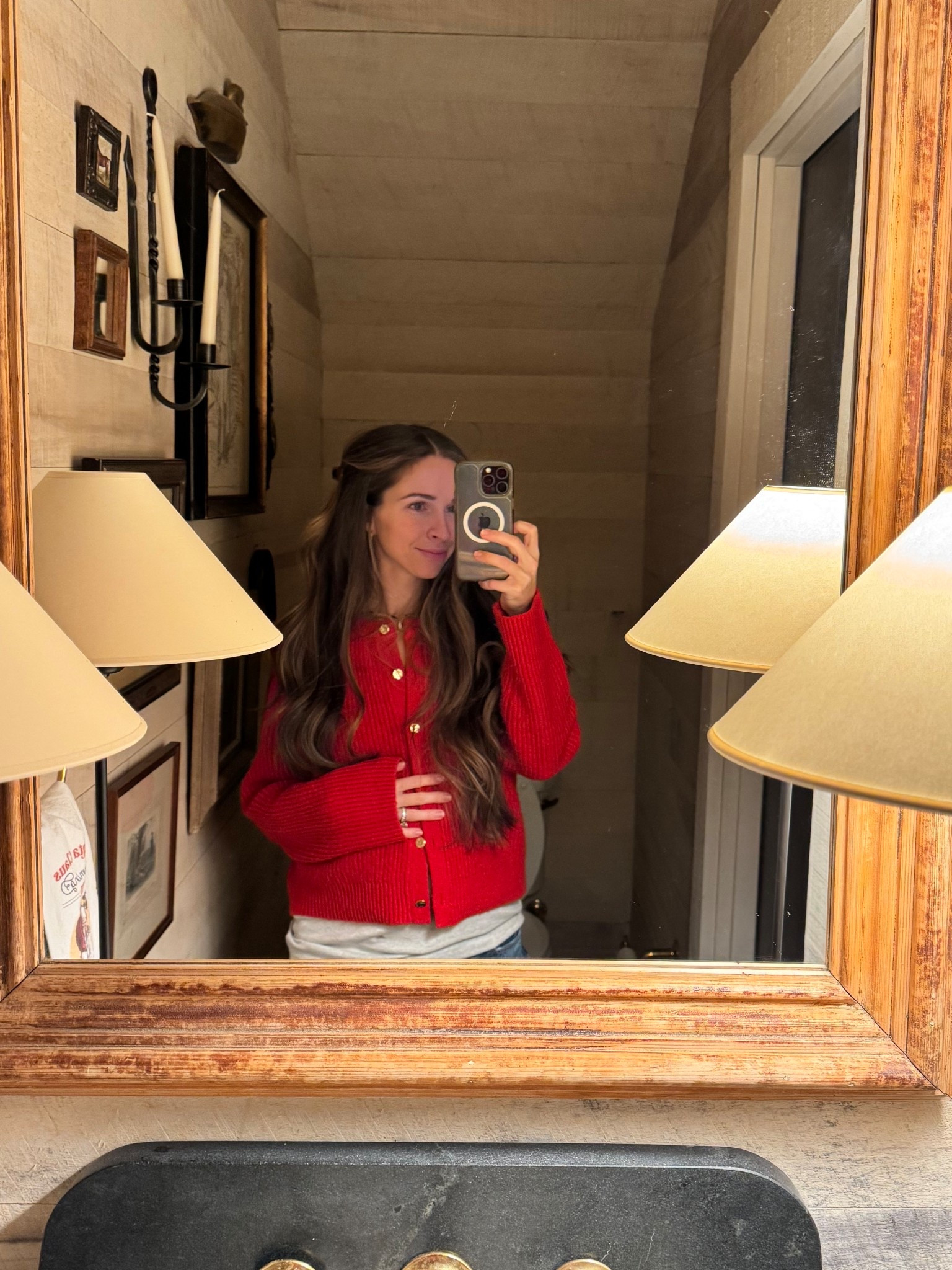 The perfect Christmas sweater. Wearing a medium for the bump. 

#LTKootd #LTKHoliday #LTKBump