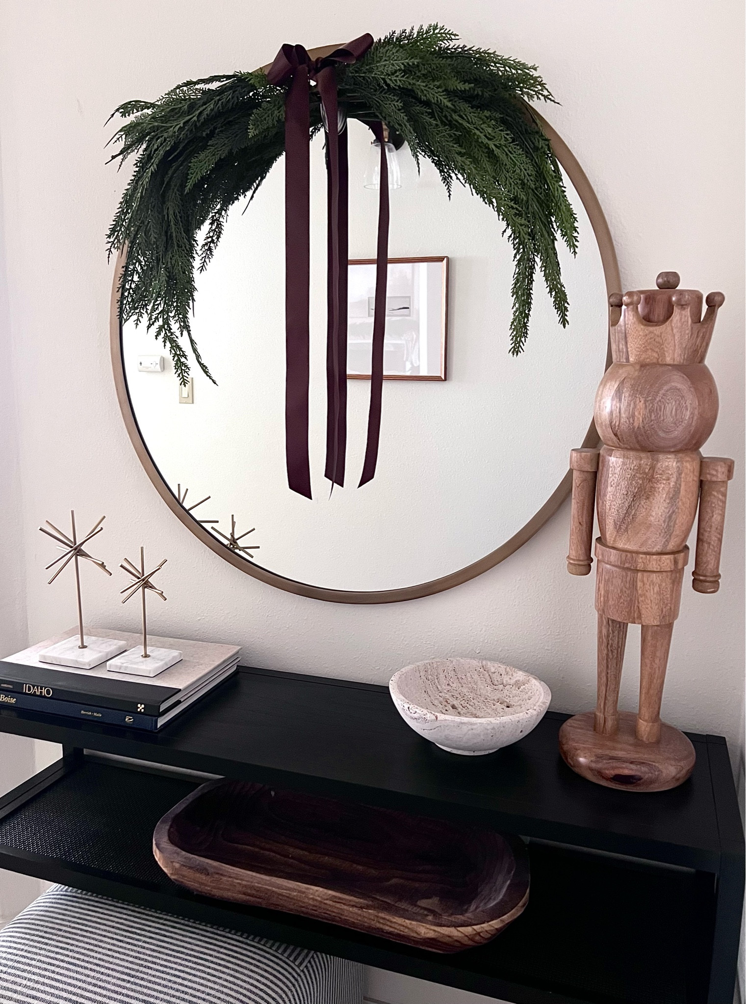 My little Christmas entry. This nutcracker is so good! 

Walmart, Target, Christmas decor, holiday 

#LTKstyletip #LTKhome #LTKHoliday