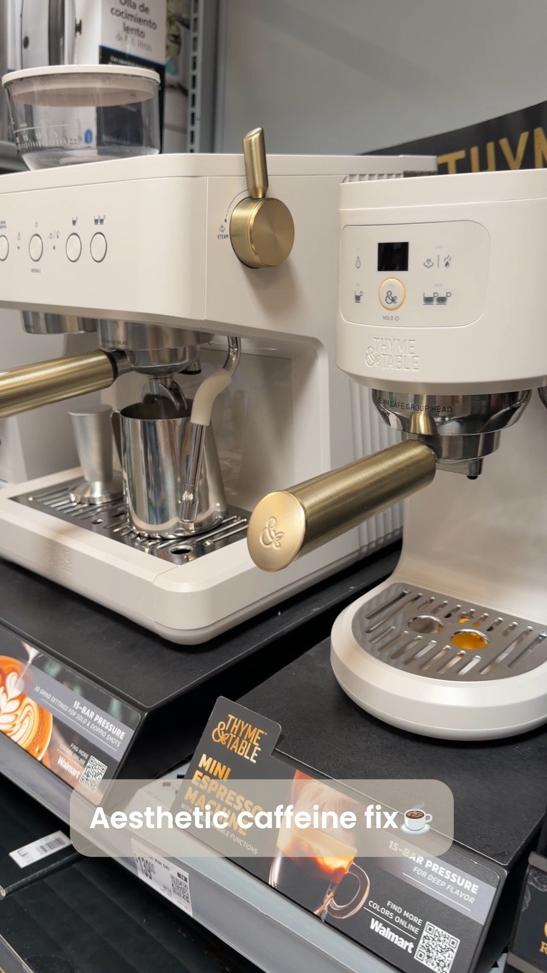 Coffee in style☕️👌

Home decor, kitchen appliances, coffee machine, espresso machine, walmart finds, aesthetic finds

#LTKmorningroutine #LTKHome