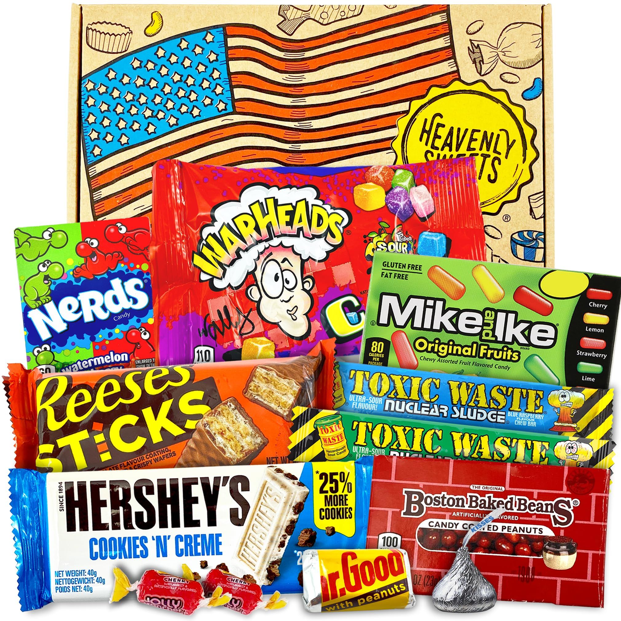 Heavenly Sweets - American Sweets Gift Box - American Candy - USA Treats, Jolly Rancher Reeses - ... | Amazon (UK)