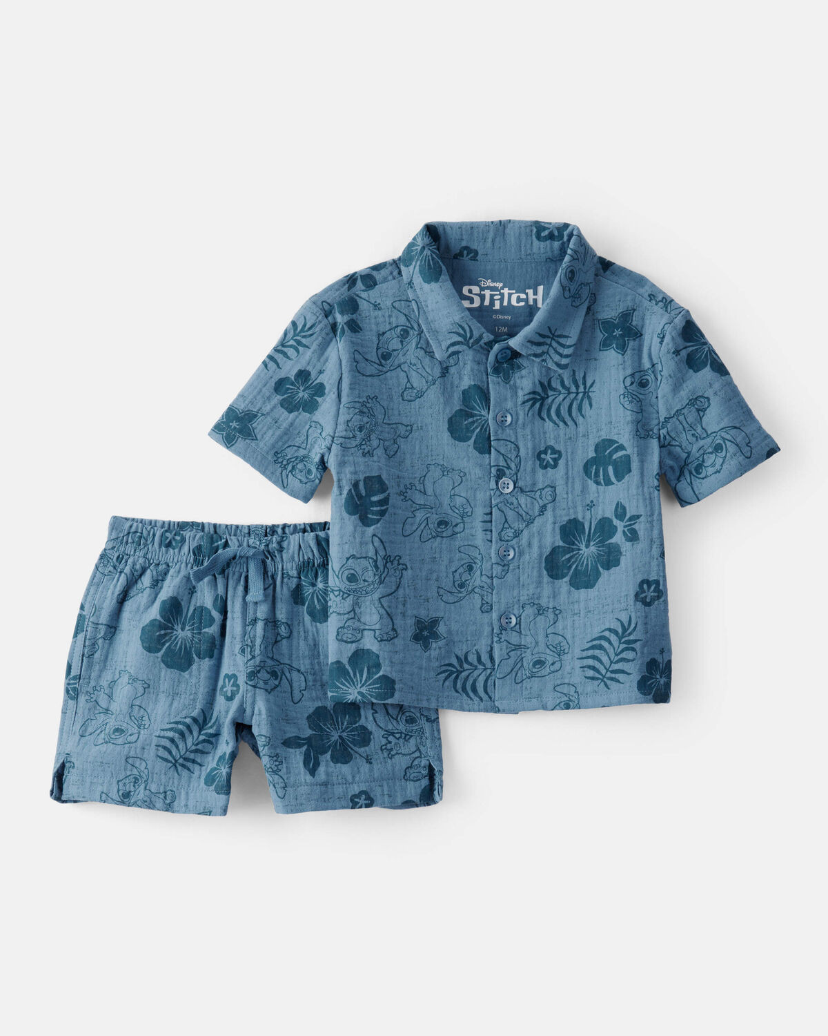 Baby Stitch 2-Piece Gauze Outfit Set | Carter's Inc